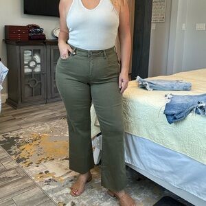 Kelsey High Rise Fab Ab Ankle Flare Pants